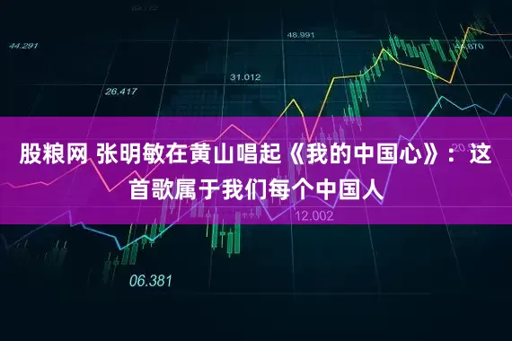 股粮网 张明敏在黄山唱起《我的中国心》：这首歌属于我们每个中国人